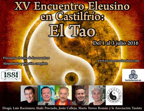 Programa del XV Encuentro Eleusino en Castilfrío: “El Tao”