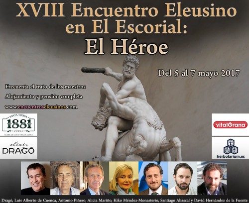 Programa del XVIII Encuentro Eleusino en El Escorial: “El Héroe”