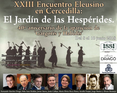Programa del XXIII Encuentro Eleusino en Cercedilla: “El Jardín de las Hespérides”